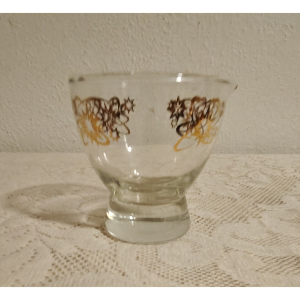 Vintage Corning Atomic Starburst Creamer Bar Mixing Glass MCM